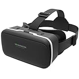 VR Brille Handy Virtual Reality Headset, VR SHINECON 3D VR-Brille Erleben Sie Spiele und 360 Grad Filme in 3D mit weicher & komfortabler VR Brille Glasses für iPhone Samsung Android Handy