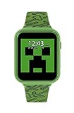 Minecraft Smartwatch mit Kamerafunktion, MIN4045ARG, grün, Riemen