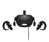 HP Virtual-Reality-Brille Reverb G2 + 2 Controller, WMR, 4K-Auflösung, verstellbare Gläser, 4 Kameras, 3D-Raumklang, RGB-Subpixel, 90 Hz, integriertes Bluetooth, ultraleicht