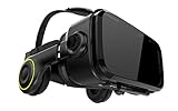 VR Shark X4 - VR Brille/Headset für 4,7-6,2″ Android Handy Displays kompatibel mit Samsung, Sony, HTC, LG, Huawei, Motorola, Xiaomi, Asus, Lenovo, Nokia [120 FOV/QR Codes]