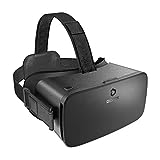 DESTEK VR Brille V5 für Handy, HD VR Glasses 110° FOV Virtual Reality Headset mit Touch-Taste für iPhone Samsung Android,3D Brille für 4,7-6,8 Zoll (Black)