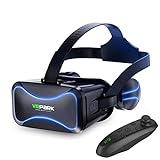 3D VR Headset VR Brille Virtual Reality Headset mit Bluetooth Controller für 3,5-6,0' /IOS/PC, für 3D VR Filme Videospiele