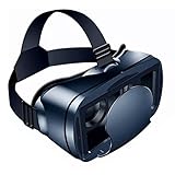 3D-VR-Virtual-Reality-Headset, Blaulichtbeschichtete Linse, 3D-VR-Brille, Objektabstandseinstellung mit Fernbedienung für Mobiltelefon
