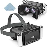 OIVO Switch VR Brille kompatibel mit Nintendo Switch/Switch OLED mit einstellbaren HD-Linsen, VR-Brille (Virtual Reality) für Nintendo Switch OLED, Switch VR-Kit, Switch 3D Brille