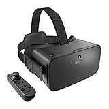 DESTEK V5 VR Brille,110°FOV, HD Virtual Reality für iPhone 11/X Max/XR/X/Xs/8 Plus/7 Plus/6 Plus/6s Plus, für Samsung S10/S10e/S10 Plus/Note 9/Note 8/S9/S9 Plus/S8/S8 Plus, Handys 5,5-6,5 Zoll