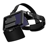 Hbaebdoo AR-Brille 3D-VR-KopfhöRer Virtual Reality 3D-Brille VR-Headsets für 4, 7-6, 3 Zoll-Telefon für FIIT VR AR-X-Helm