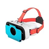 VR Headset für Nintendo Switch & Nintendo Switch OLED, 3D VR Brille mit einstellbarem Grad HD Objektiv 360° Panorama für Virtual Reality Gaming Erlebnis